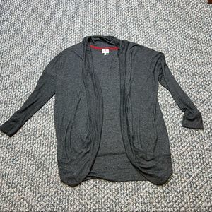 Sundry Open Front Gray Cardigan Womens 4, Size XL